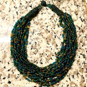 Green Beaded Necklace